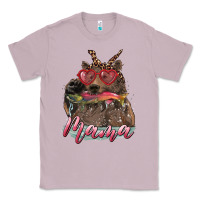 Lilac Mother's Day Glasses Leopard Bandana Mama Bear Hunting Fish Classic Tee - RanaPortraitStore