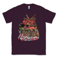 Plum Mother's Day Glasses Leopard Bandana Mama Bear Hunting Fish Classic Tee - RanaPortraitStore