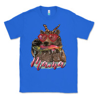 True Royal Mother's Day Glasses Leopard Bandana Mama Bear Hunting Fish Classic Tee - RanaPortraitStore