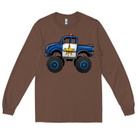 Chestnut police car monster truck Long Sleeve Tee - Jasminsmagicworld