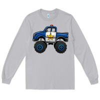 Moon Dust police car monster truck Long Sleeve Tee - Jasminsmagicworld