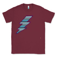 Burgundy Purple Border Aztec Pattern Lightning Classic Tee - Bettercallsaul