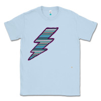 Dusty Blue Purple Border Aztec Pattern Lightning Classic Tee - Bettercallsaul