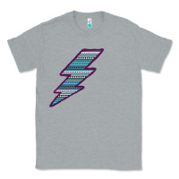 Heather Grey Purple Border Aztec Pattern Lightning Classic Tee - Bettercallsaul