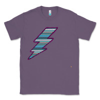 Lavender Purple Border Aztec Pattern Lightning Classic Tee - Bettercallsaul