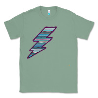 Sage Purple Border Aztec Pattern Lightning Classic Tee - Bettercallsaul