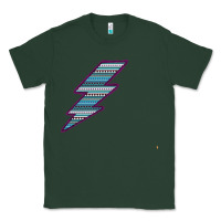 Sports Green Purple Border Aztec Pattern Lightning Classic Tee - Bettercallsaul