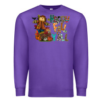 Purple happy fall y all Premium Sweatshirt - CowhideDigitalArt