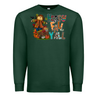 Sports Green happy fall y all Premium Sweatshirt - CowhideDigitalArt