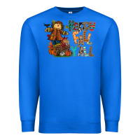 True Royal happy fall y all Premium Sweatshirt - CowhideDigitalArt