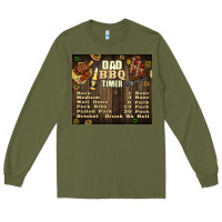 Army Green dad bbq timer Long Sleeve Tee - TumblerDesignByShophia
