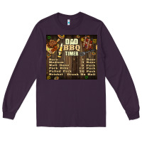 Plum dad bbq timer Long Sleeve Tee - TumblerDesignByShophia