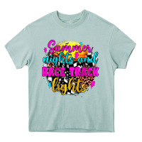 Arona summer nights and race track lights Heavy Core Tee - JahusDesignShop