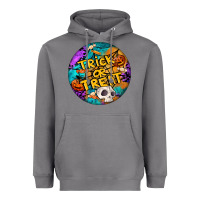 Storm Trick Or Treat Hallowen Round Heavyweight Hoodie - LillyAllenDesigns