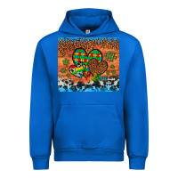 Cobalt autism awareness hearts leopard cowhide Urban Hoodie - Artiststas