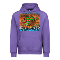 Tulip autism awareness hearts leopard cowhide Urban Hoodie - Artiststas