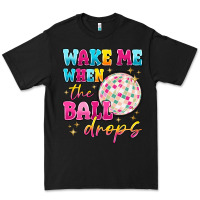Black wake me when the ball drops Premium Tee - MaliasSmallBusiness