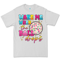 Dove Grey wake me when the ball drops Premium Tee - MaliasSmallBusiness