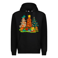 Black christmas basketball trees bbs Premium Hoodie - BundleAndBundleShop