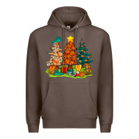Coffee christmas basketball trees bbs Premium Hoodie - BundleAndBundleShop