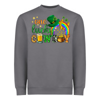 Storm One lucky cowboy St. Patricks day Heavyweight Sweatshirt - HowdyJamesFarm