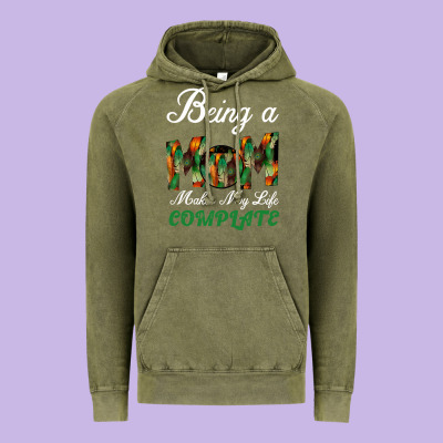 Being A Mom Makes My Life Complete For Dark Vintage Hoodie Designed By Bettercallsaul
