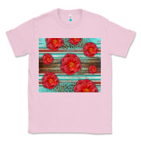 Bubblegum Pink Western Roses Classic Tee - LillyAllenDesigns