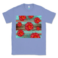 Colony Blue Western Roses Classic Tee - LillyAllenDesigns