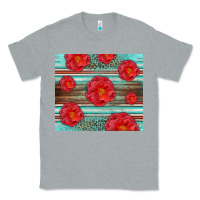 Heather Grey Western Roses Classic Tee - LillyAllenDesigns