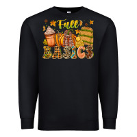 Black Fall Basics Premium Sweatshirt - CowhideDigitalArt