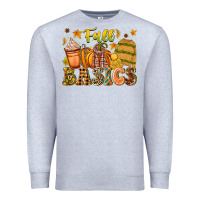 Heather Grey Fall Basics Premium Sweatshirt - CowhideDigitalArt