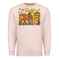 Pale Pink Fall Basics Premium Sweatshirt - CowhideDigitalArt