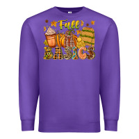Purple Fall Basics Premium Sweatshirt - CowhideDigitalArt