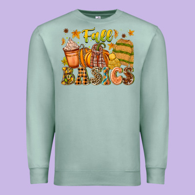 Fall Basics Premium Sweatshirt Designed By Cowhidedigitalart