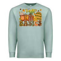Seafoam Fall Basics Premium Sweatshirt - CowhideDigitalArt