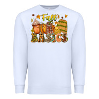 White Fall Basics Premium Sweatshirt - CowhideDigitalArt