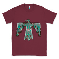 Burgundy Cowhide Aztec Thunderbird Classic Tee - Bettercallsaul