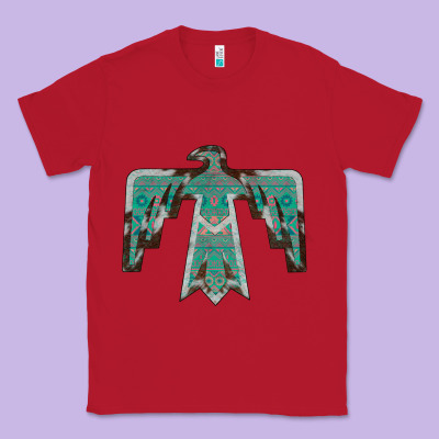 Cowhide Aztec Thunderbird Classic Tee Designed By Bettercallsaul