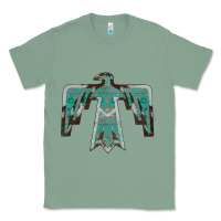 Sage Cowhide Aztec Thunderbird Classic Tee - Bettercallsaul
