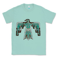 Seafoam Cowhide Aztec Thunderbird Classic Tee - Bettercallsaul