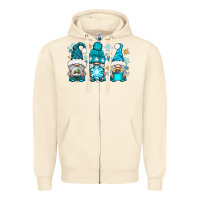 Sandshell winter gnomies Zipper Hoodie - BundleAndBundleShop