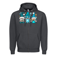 Smoke winter gnomies Zipper Hoodie - BundleAndBundleShop