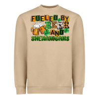 Fueled By Beer And Shenanigans Heavyweight Sweatshirt | Teevron