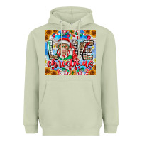 Matcha Love Christmas highland cow Heavyweight Hoodie - CowhideDigitalArt