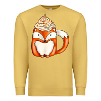 Antique Gold coffee cups animal Premium Sweatshirt - CowhideDigitalArt
