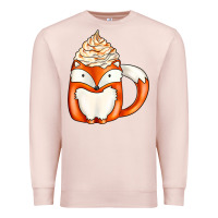 Pale Pink coffee cups animal Premium Sweatshirt - CowhideDigitalArt