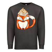 Smoke coffee cups animal Premium Sweatshirt - CowhideDigitalArt