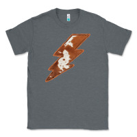 Charcoal Heather Cowhide Patterned Lightning Classic Tee - Bettercallsaul