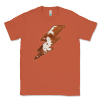 Copper Cowhide Patterned Lightning Classic Tee - Bettercallsaul