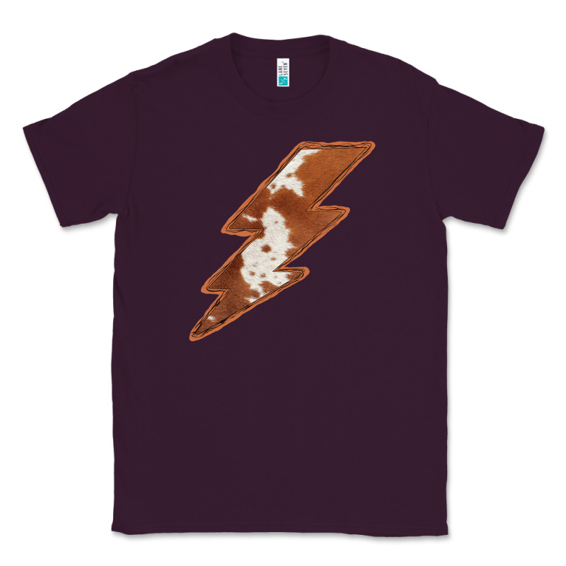 Cowhide Patterned Lightning Classic Tee by Bettercallsaul | Teevron